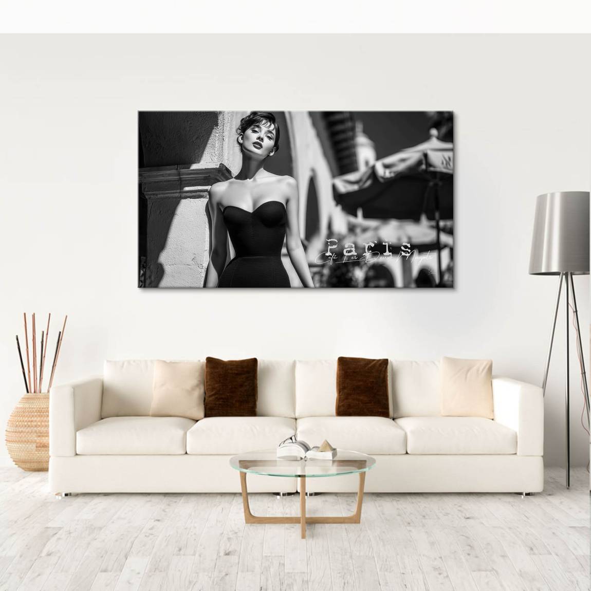 Audrey Hepburn Cafe Wandbild