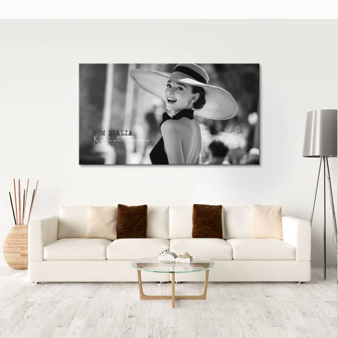Audrey Hepburn Roma Wandbild