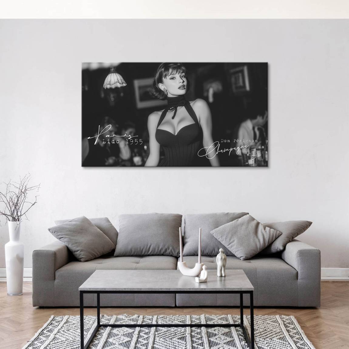 Audrey Hepburn Midnight Wandbild