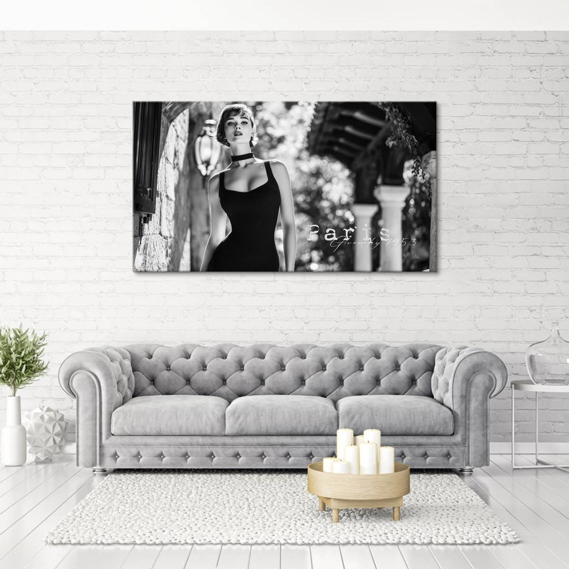 Audrey Hepburn Givenchy Wandbild
