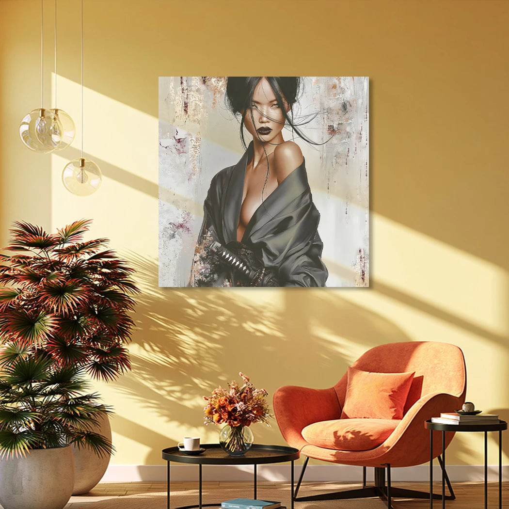 Samurai Muse Wandbild