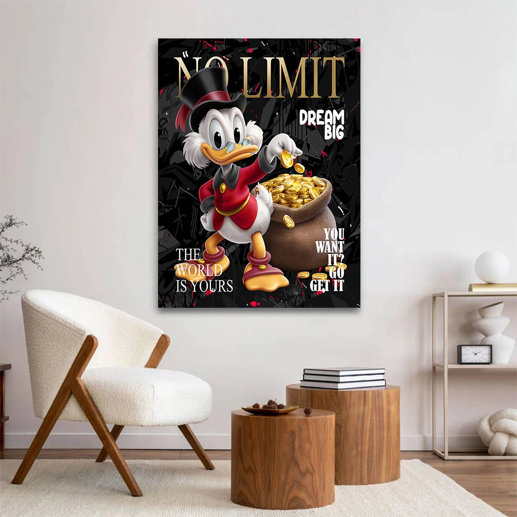 Dagobert Dream Big Wandbild