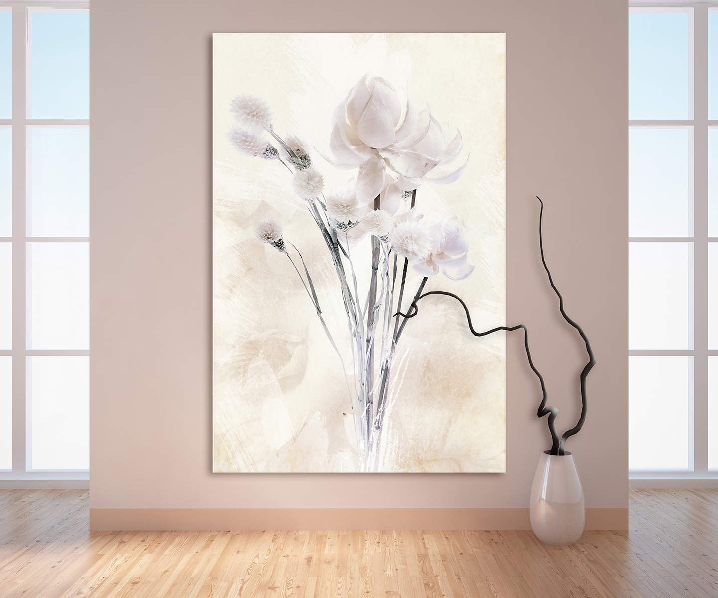 Leinwandbild White Flower