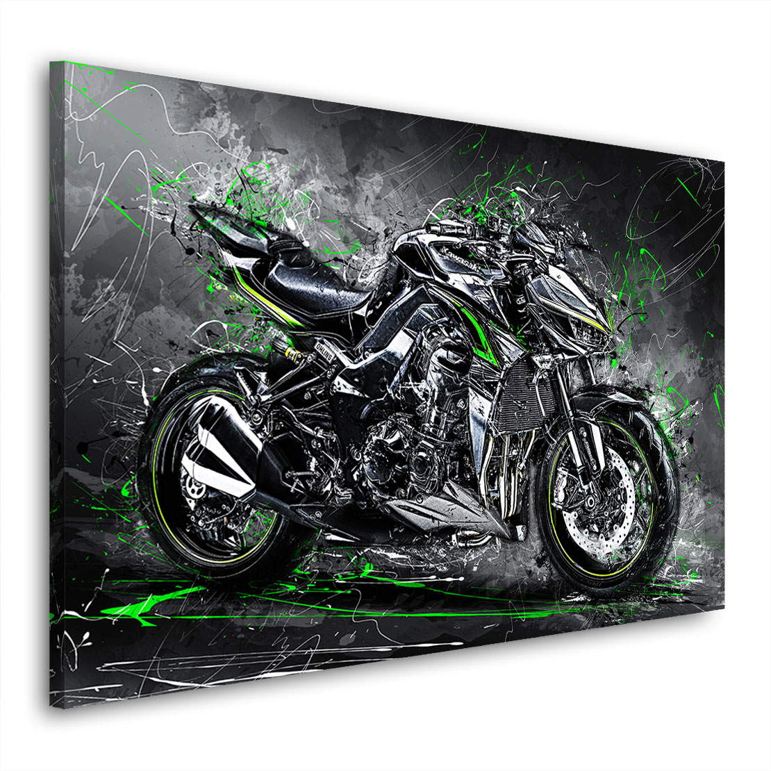 Wandbild Leinwandbild Kawasaki Z1000