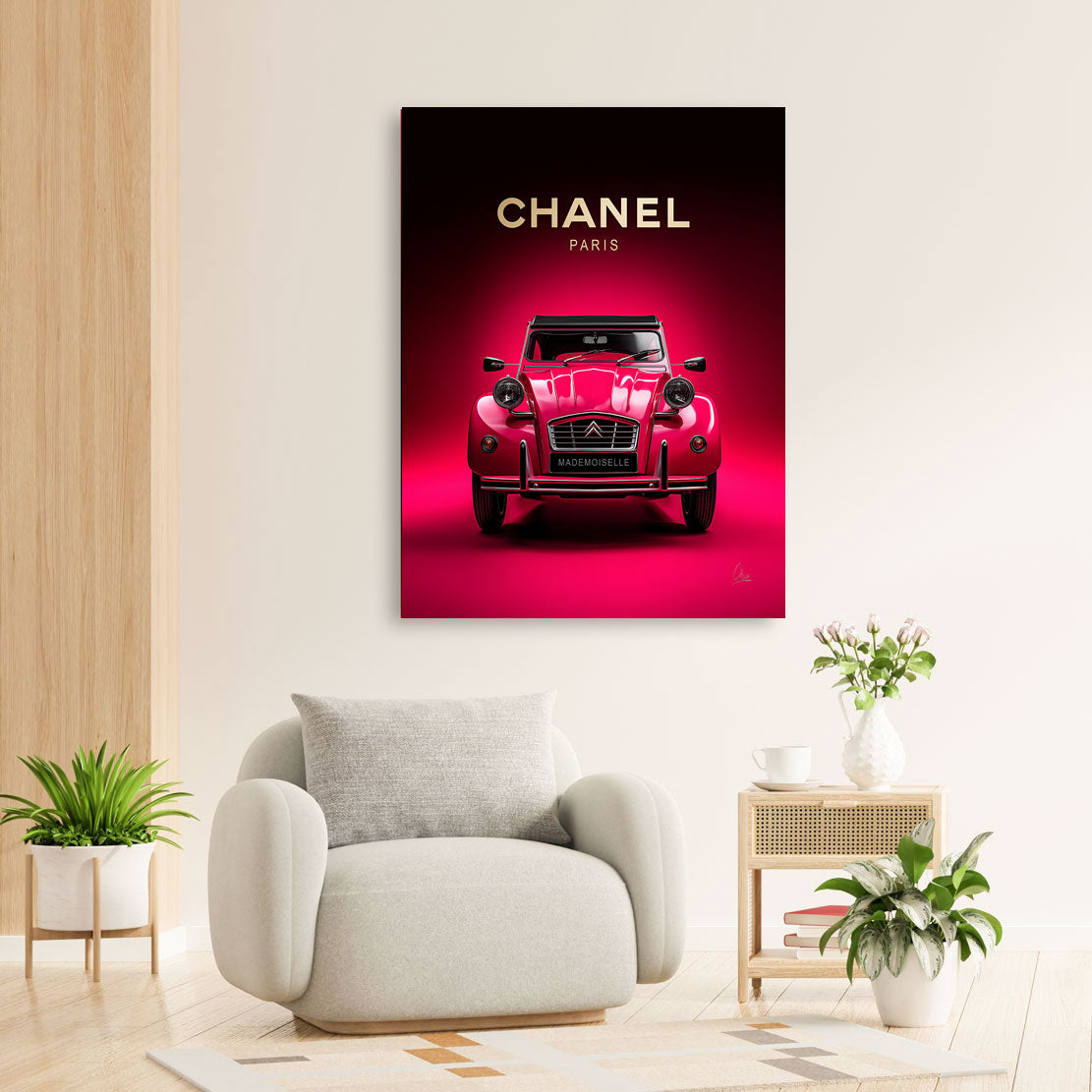 Chanel Rouge Mademoiselle Wandbild