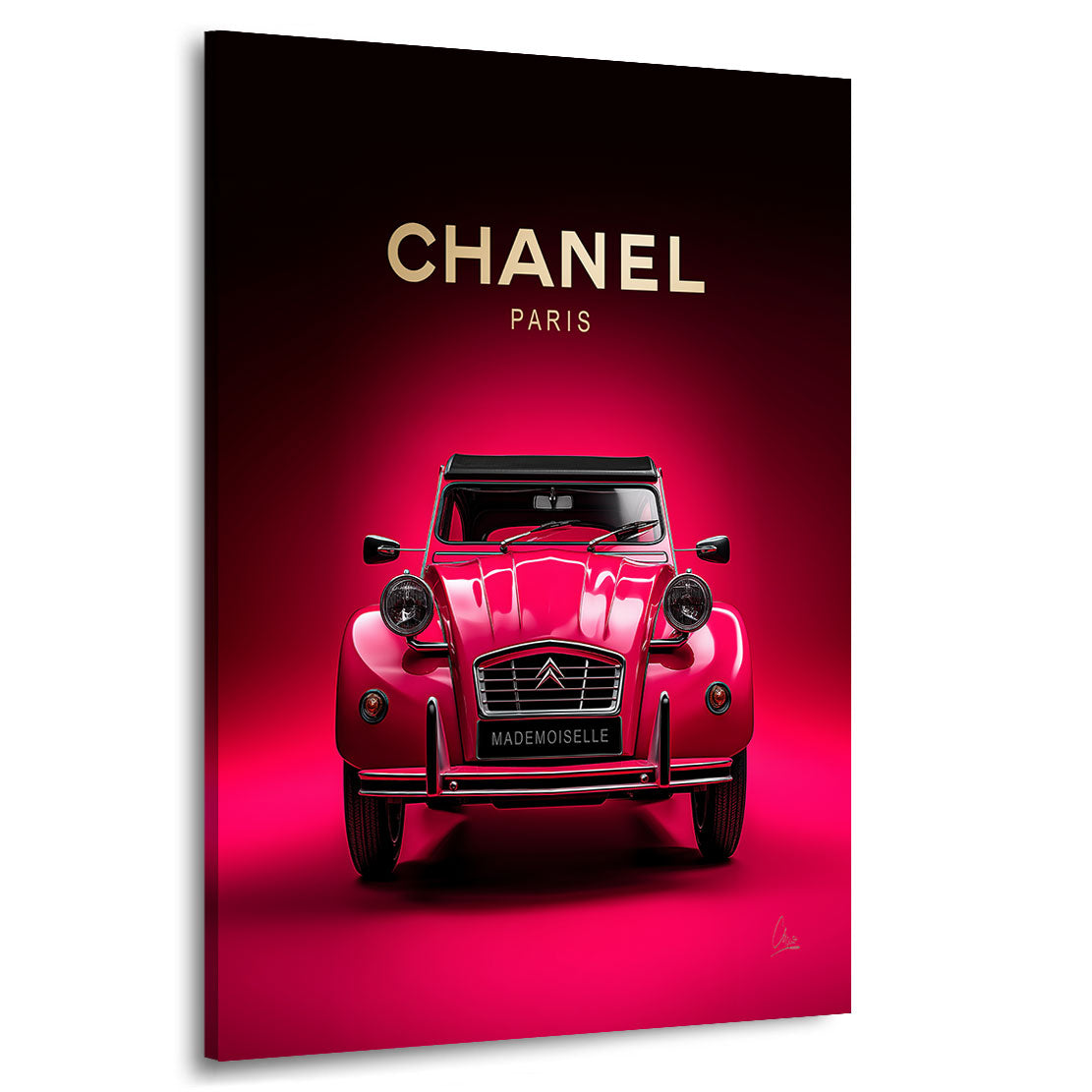 Chanel Rouge Mademoiselle Wandbild