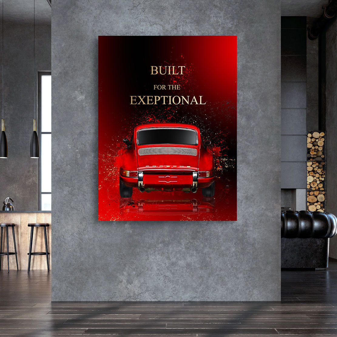 Porsche Spirit of Distinction Wandbild