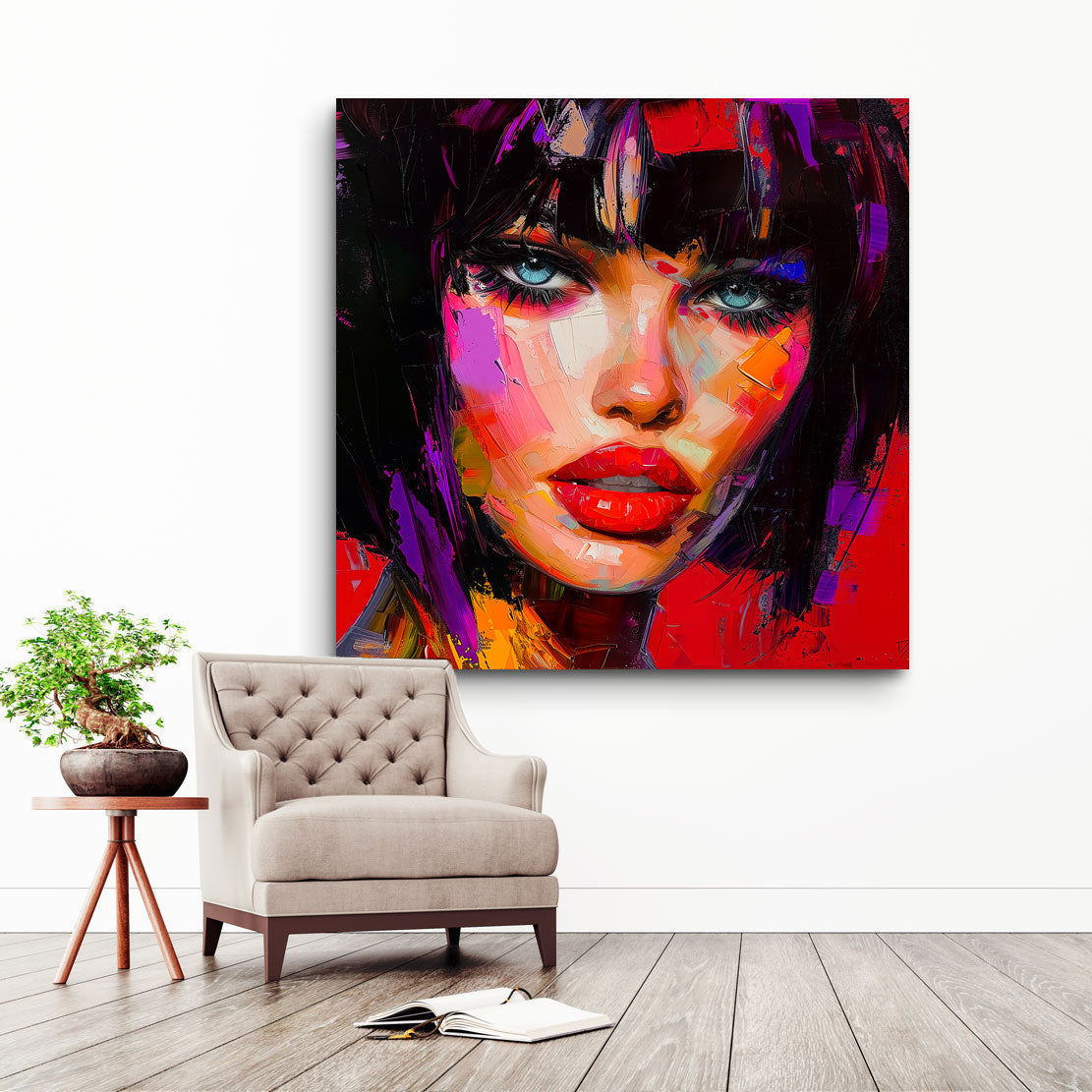 Wandbild Abstrakt Red Beauty