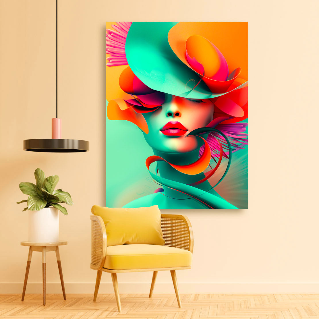 Fashion Abstrakt Wandbild