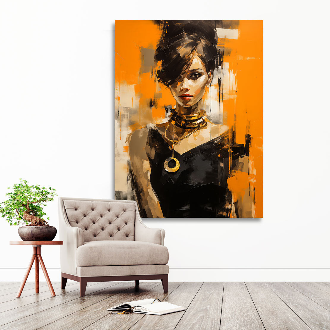 Wandbild Orange Beauty Abstrakt
