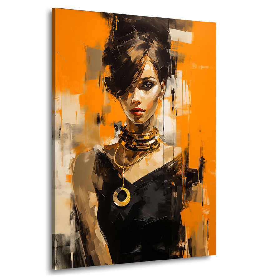 Wandbild Orange Beauty Abstrakt