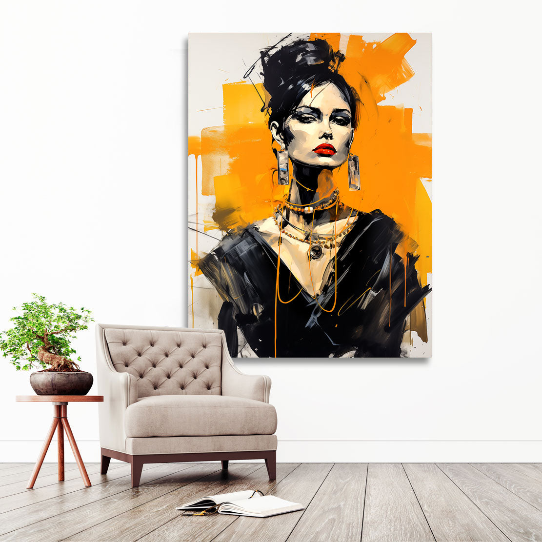 Wandbild Strict Lady