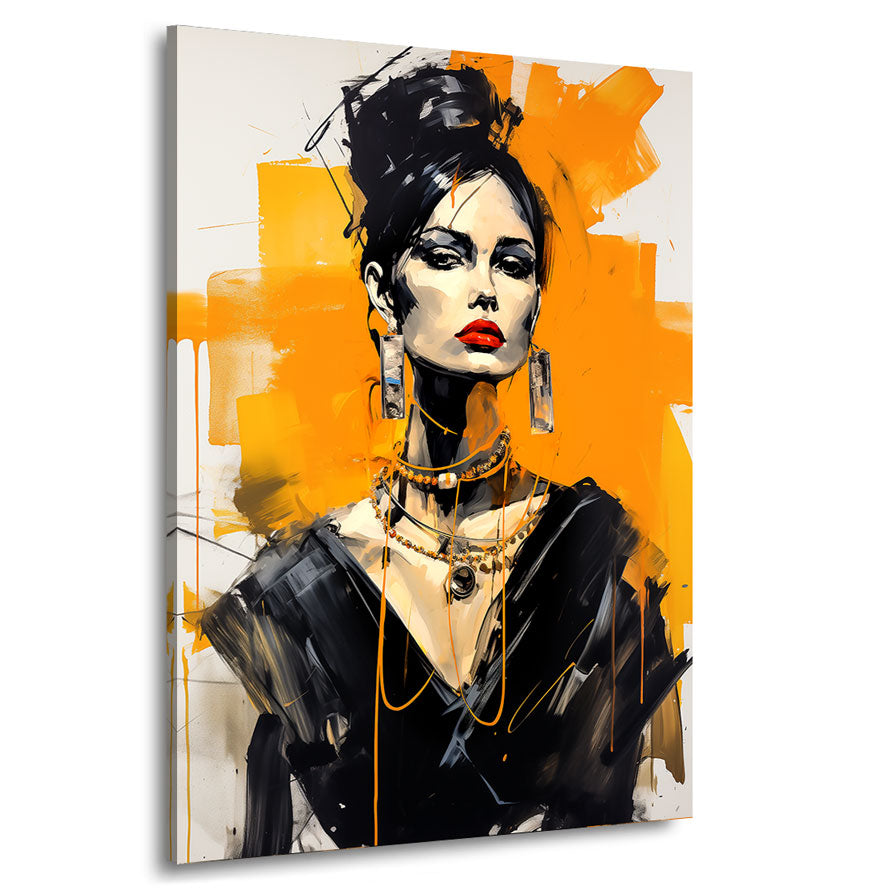 Wandbild Strict Lady