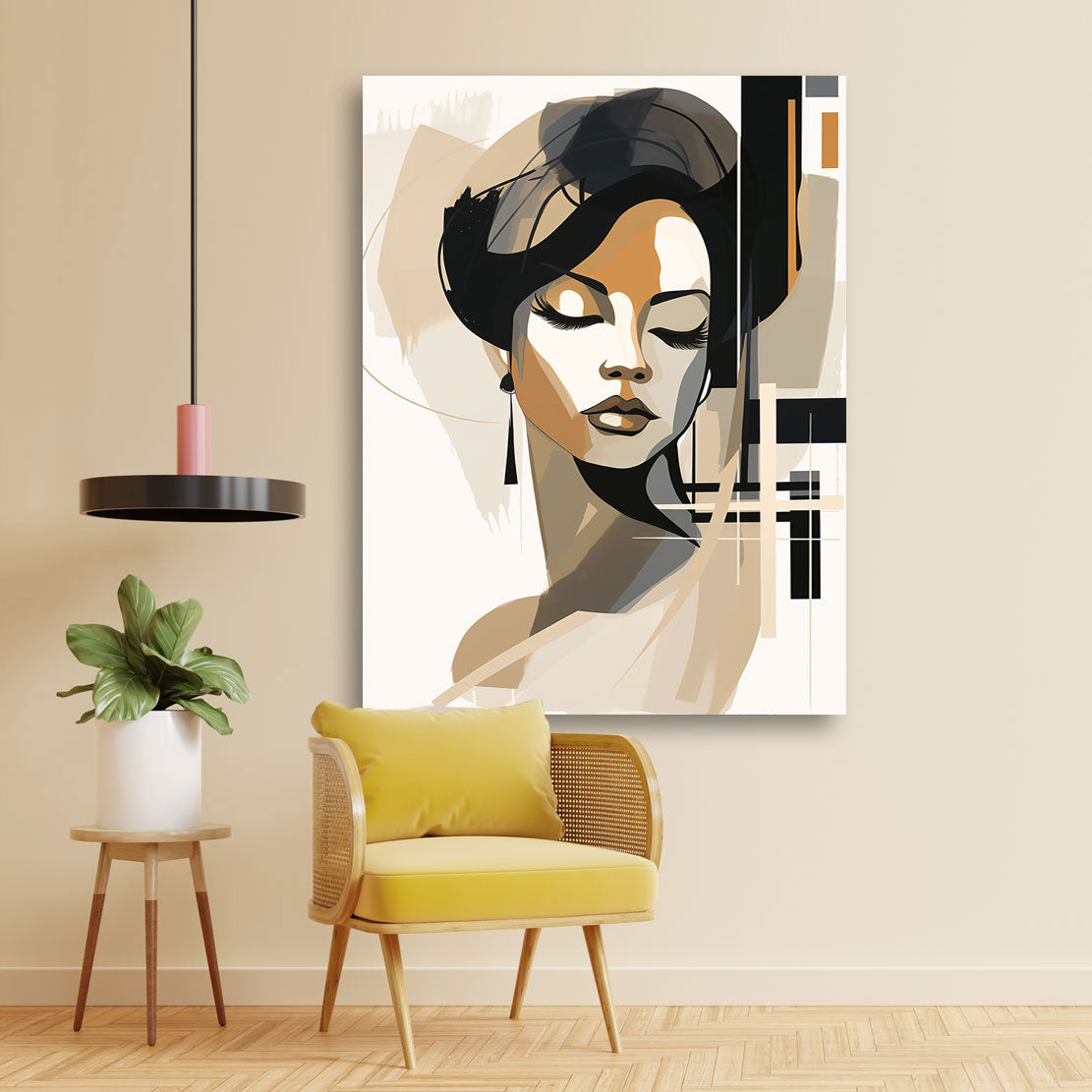 Wandbild Wonderful Lady