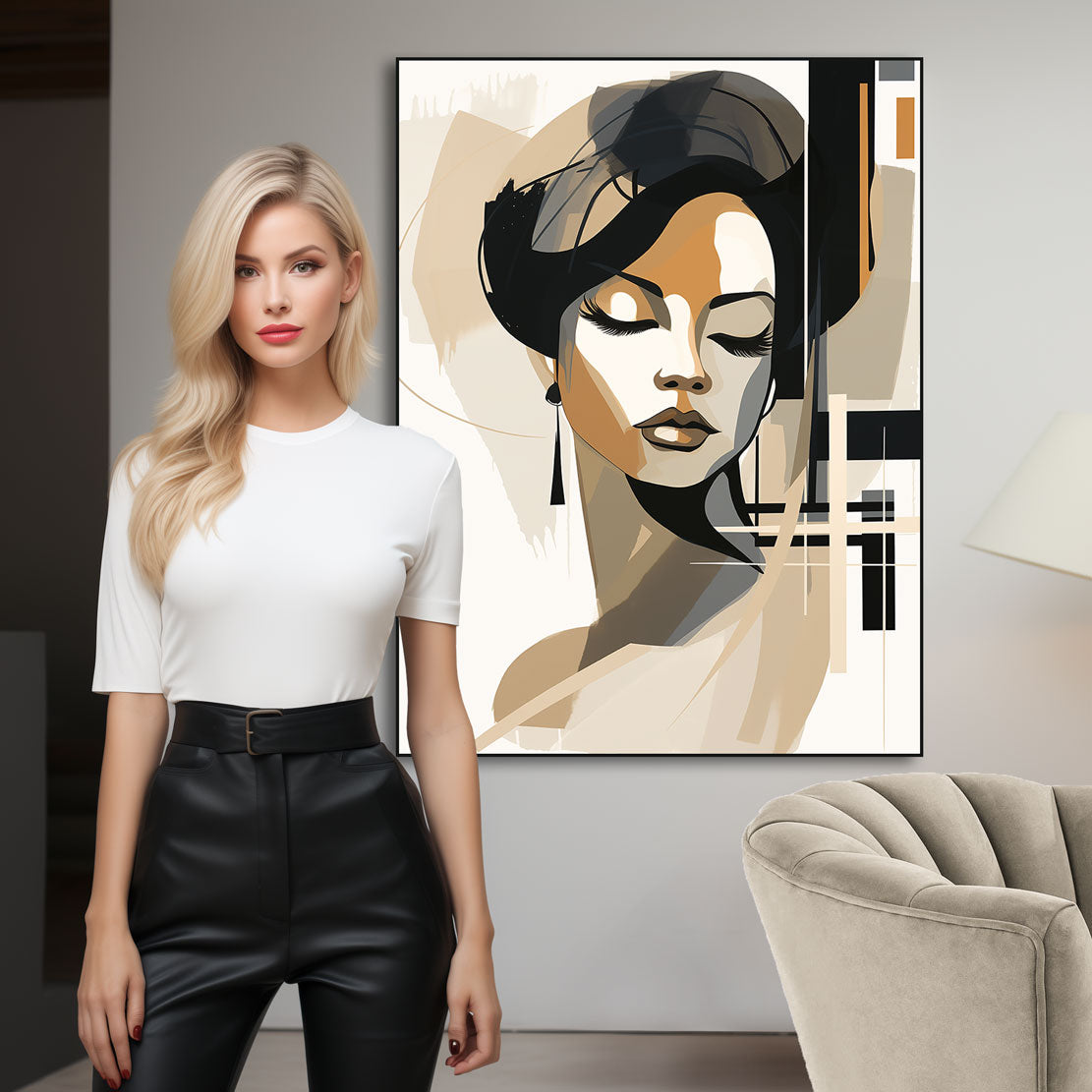 Wandbild Wonderful Lady