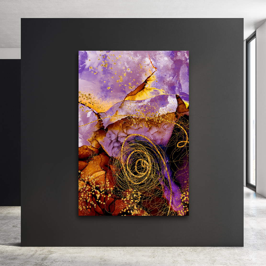 Wandbild Leinwandbild Lines abstrakt
