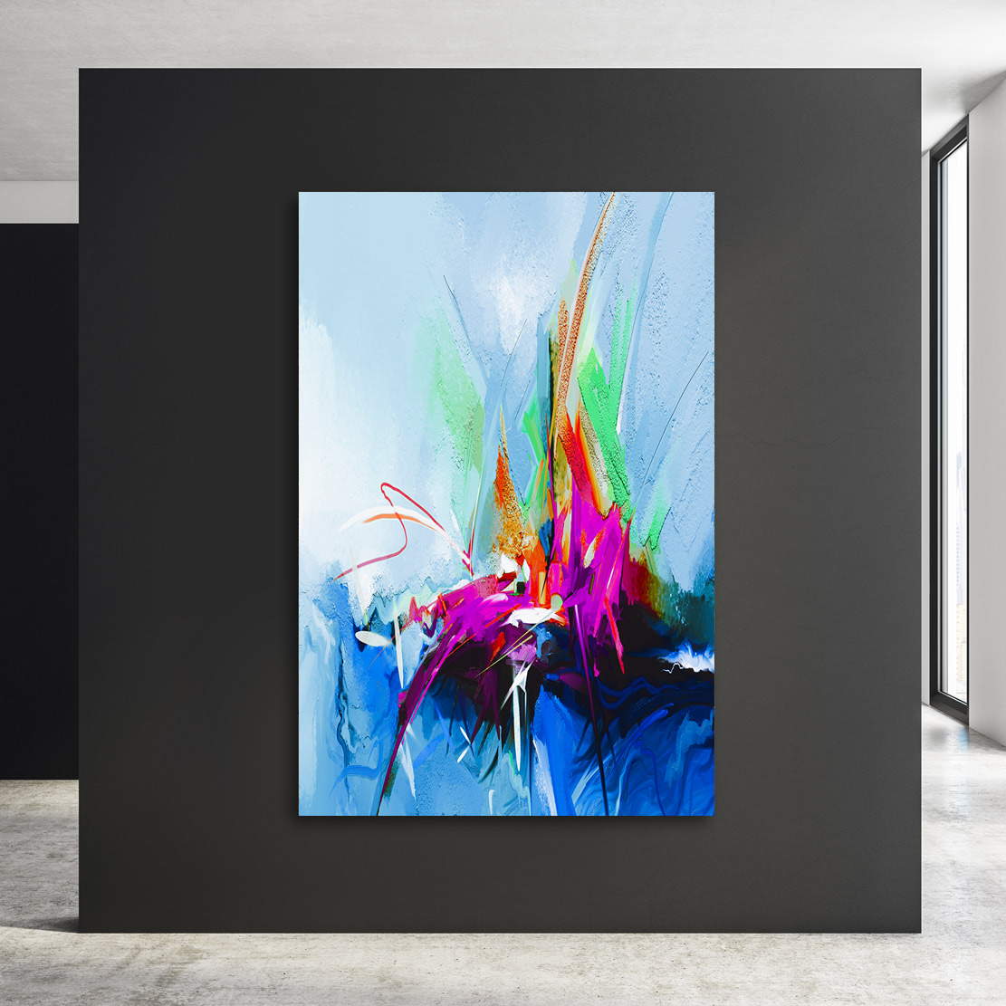 Wandbild Leinwandbild Abstrakt Sky