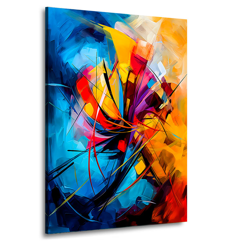 Abstraktes Wandbild Color Storm