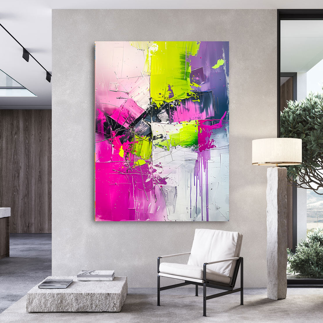 Abstrakt Color Wandbild