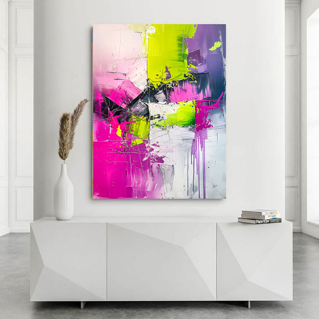 Abstrakt Color Wandbild
