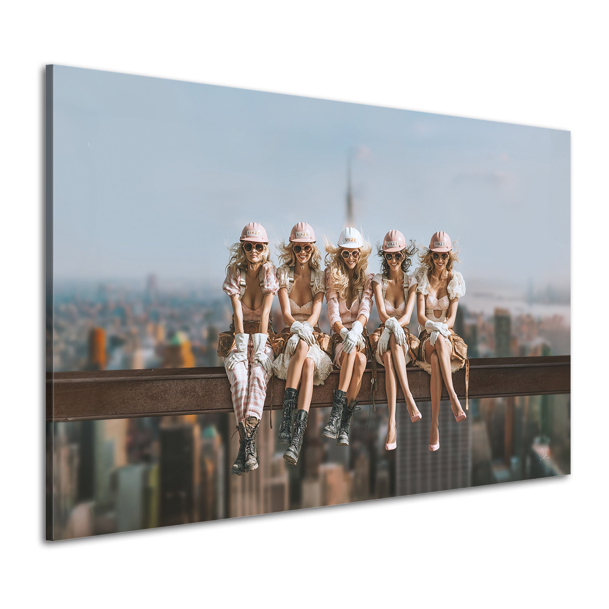 New York Chanel Wandbild von MENZART