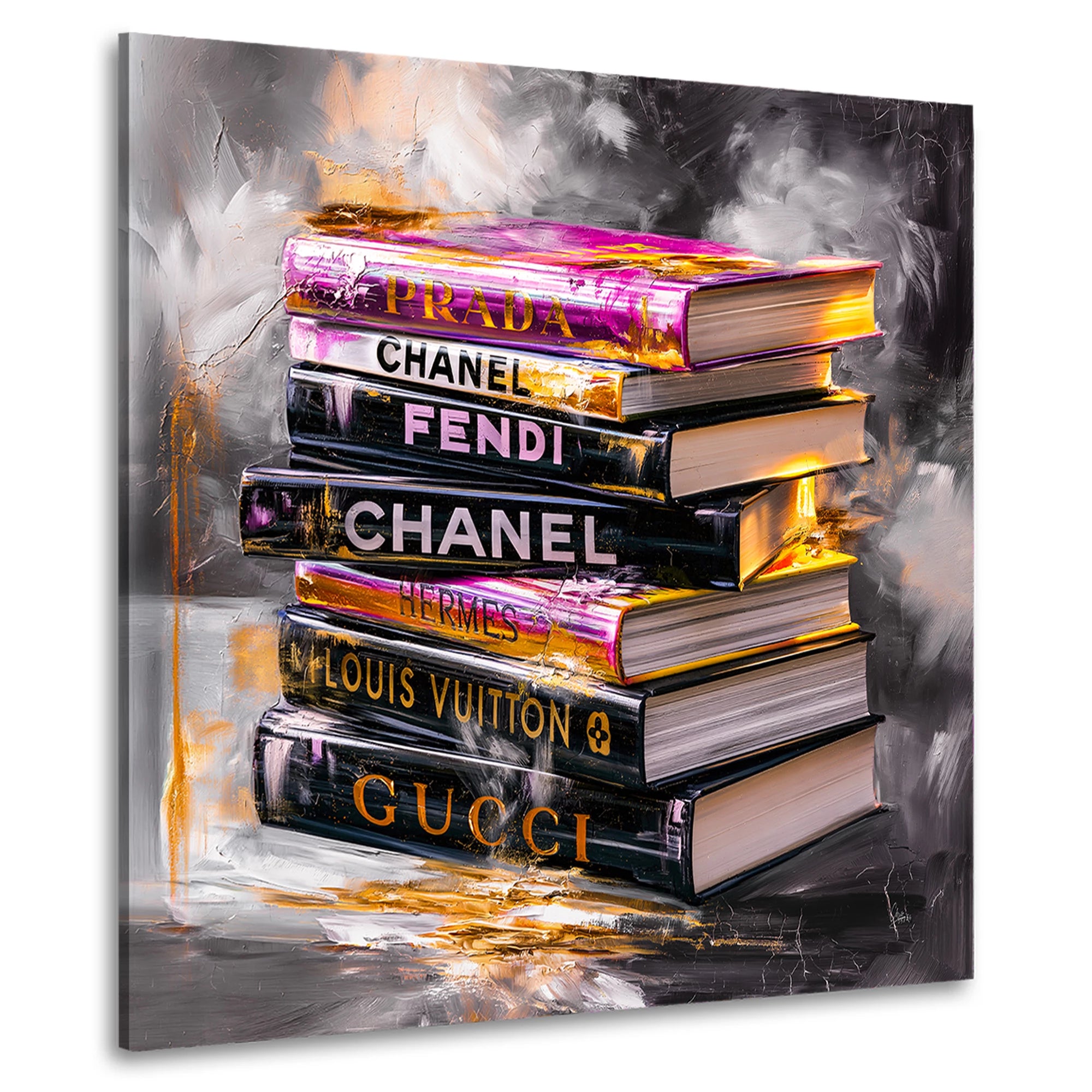 Fashion Books Wandbild