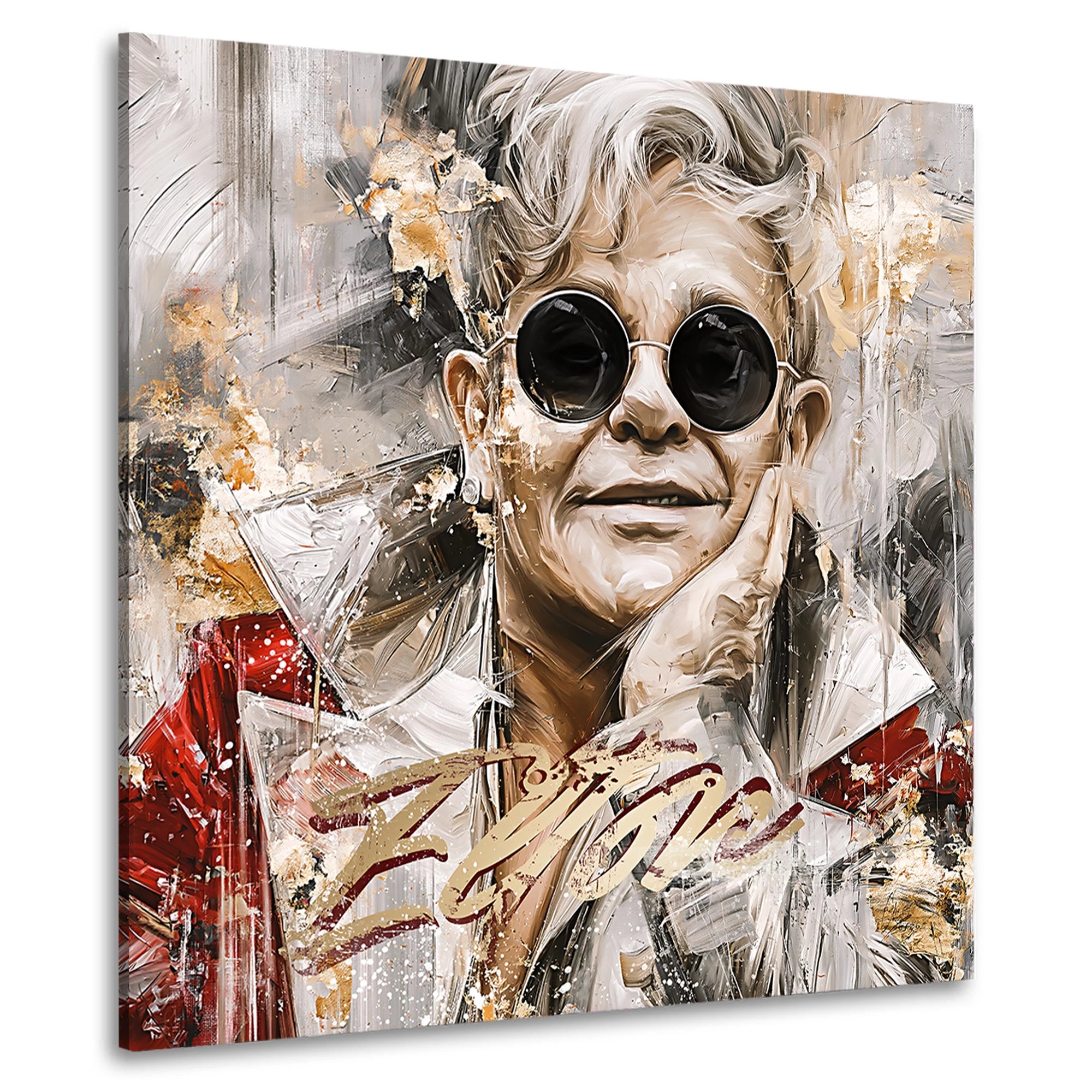 Elton John Stardust Wandbild