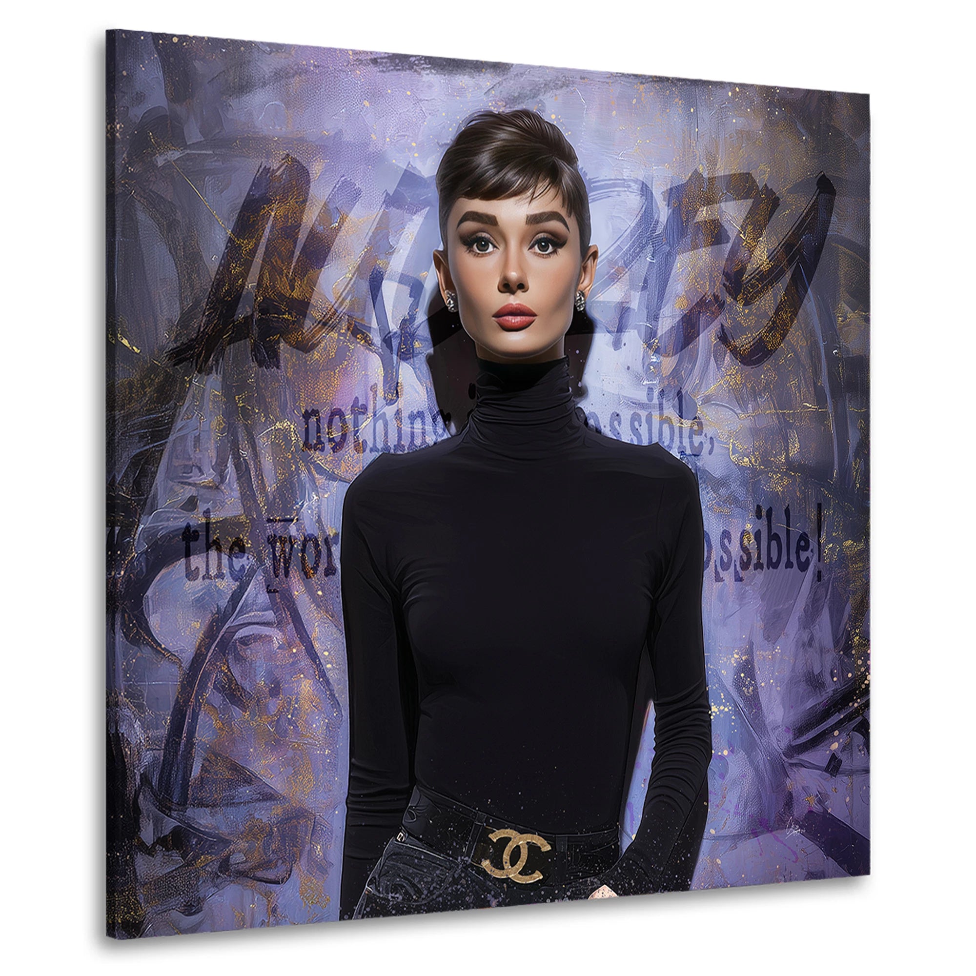 Audrey Hepburn Vision Wandbild
