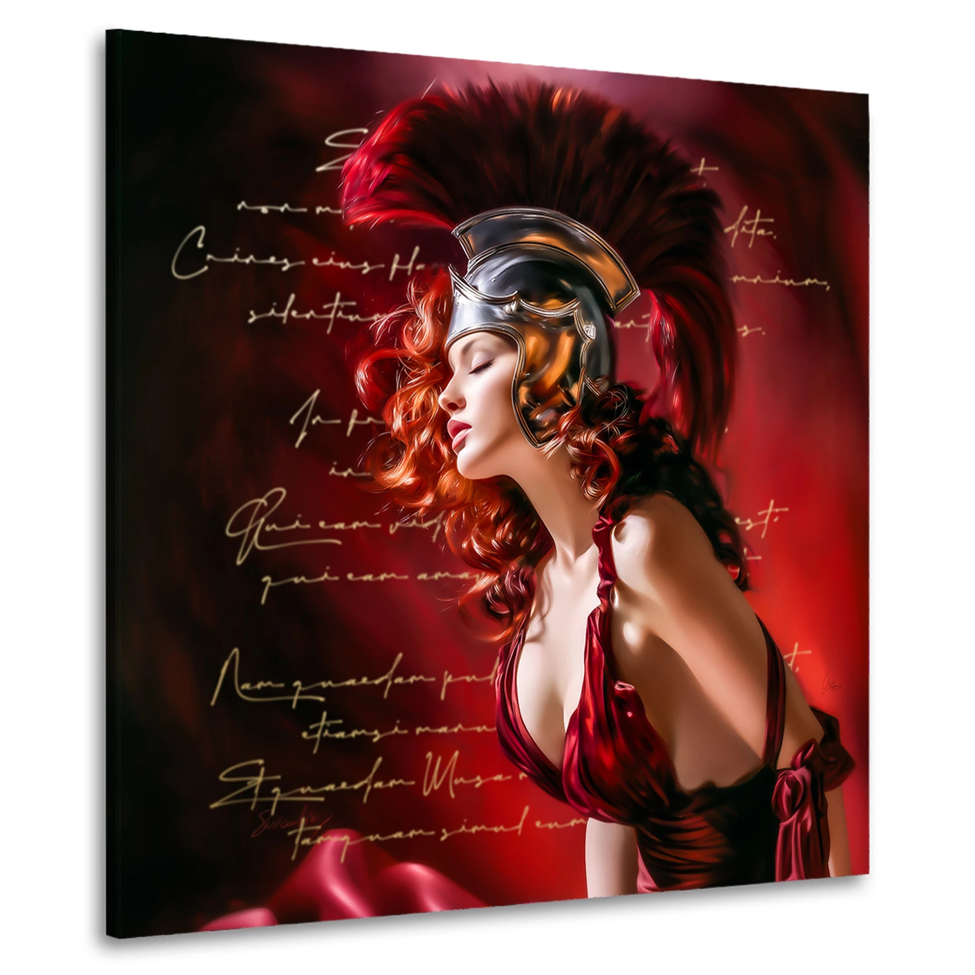 Römische Muse Wandbild