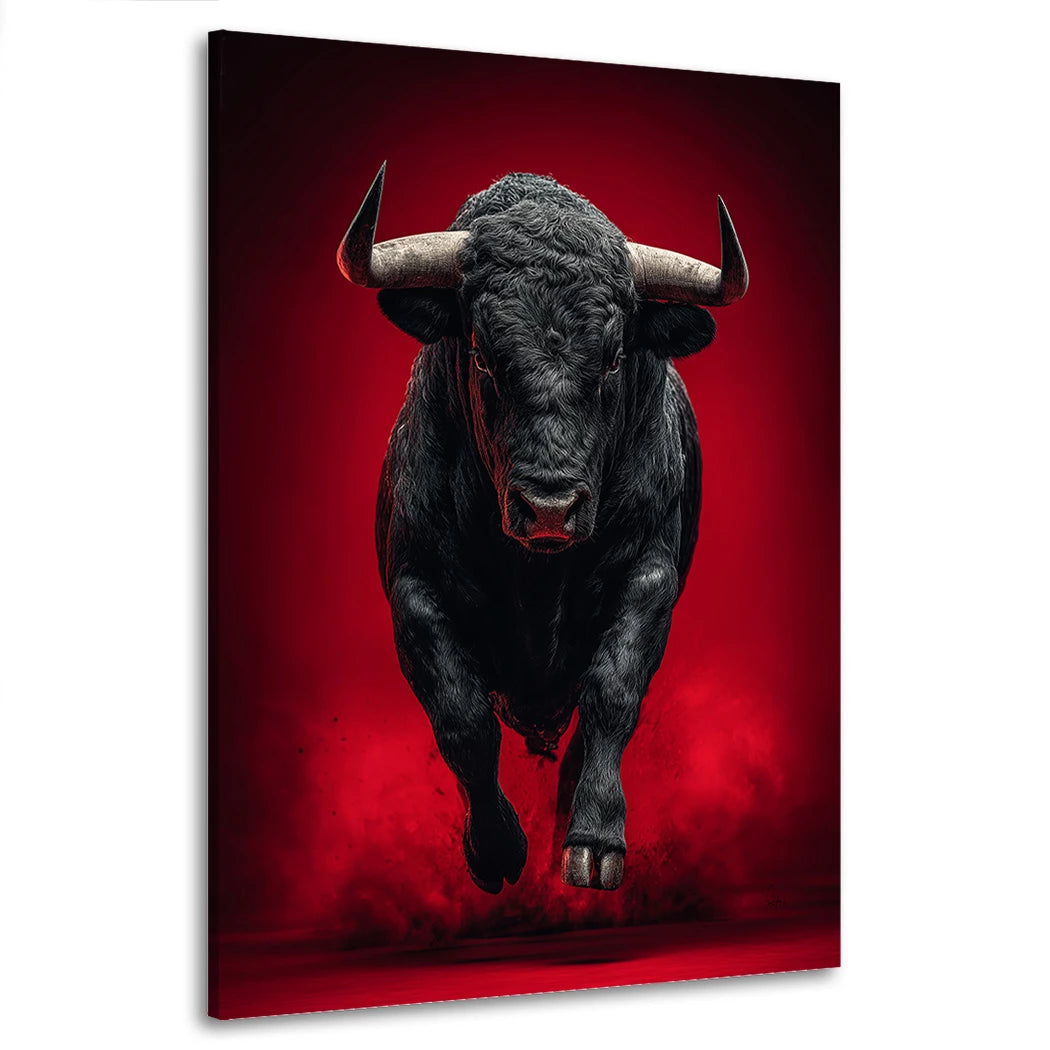Der schwarze Stier Wandbild
