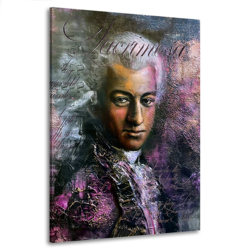 Mozart Klangwelten Wandbild