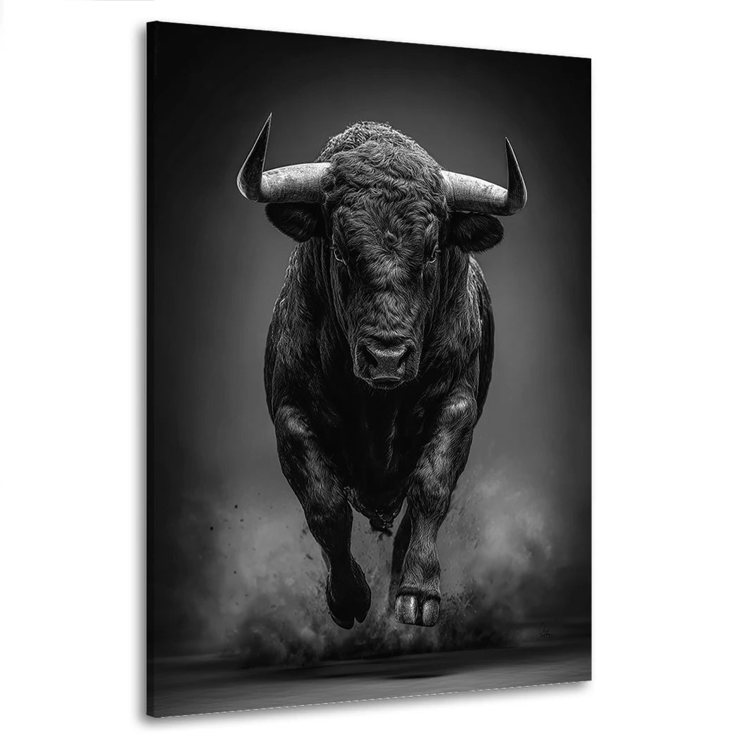 Black Bull Wandbild