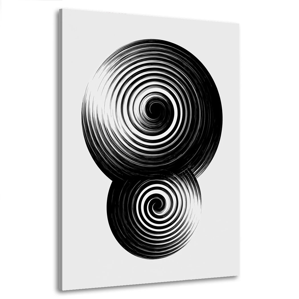 Spiralen Wandbild