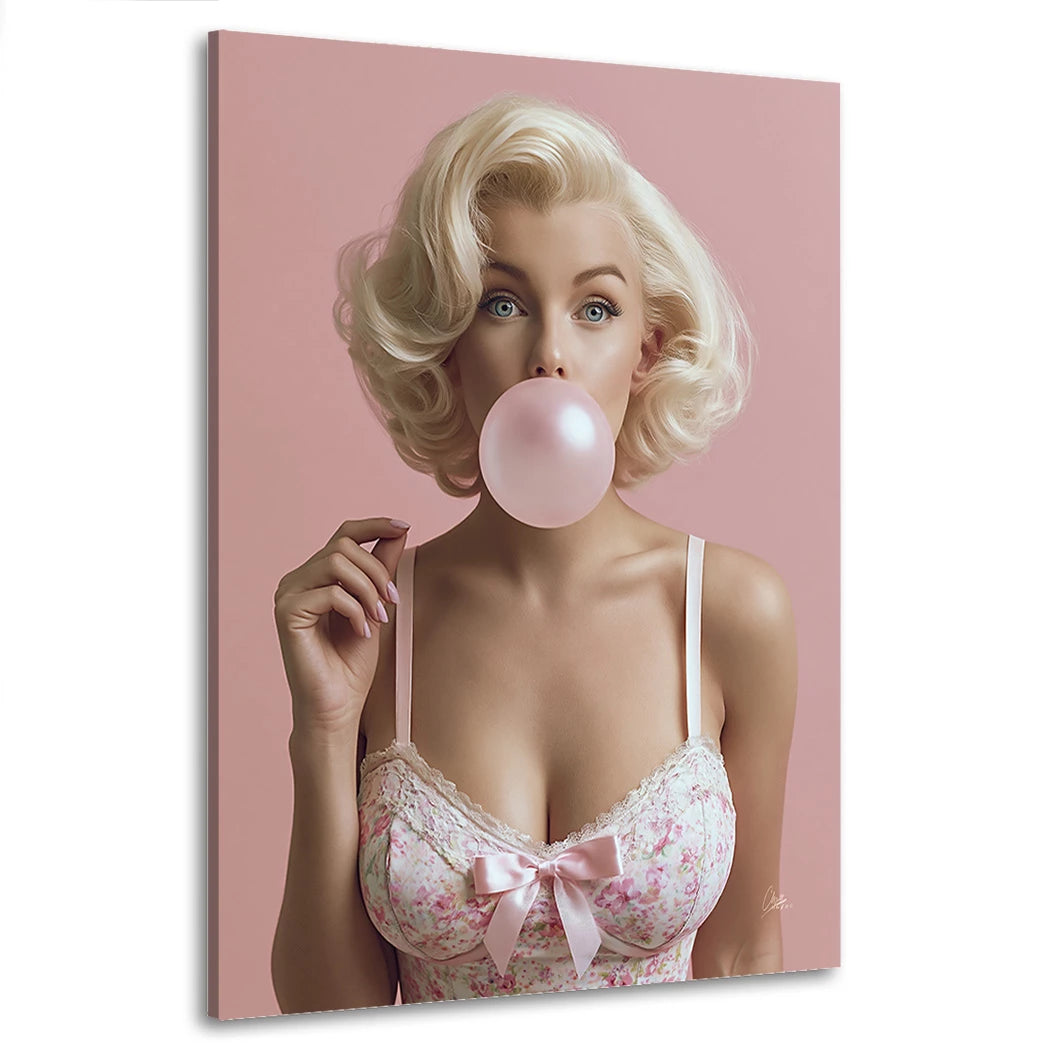 Marilyn Rosé Wandbild