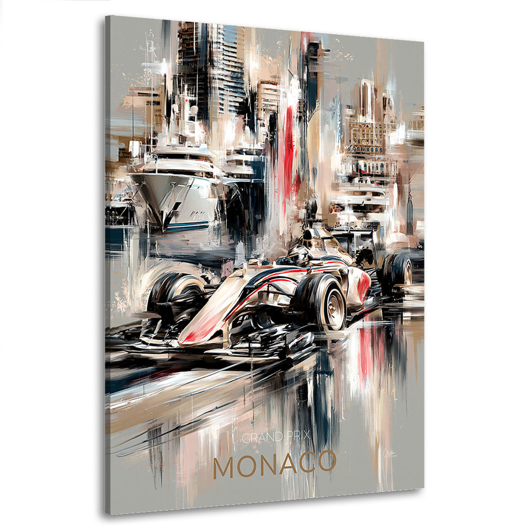 Monaco Speed Wandbild