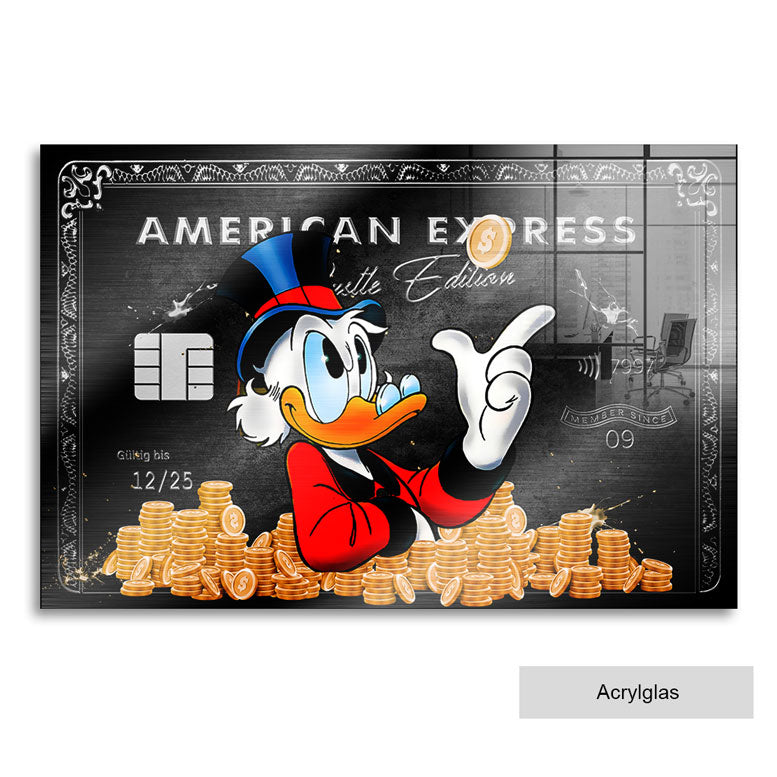 Wandbild Dagobert Amex Silver Edition