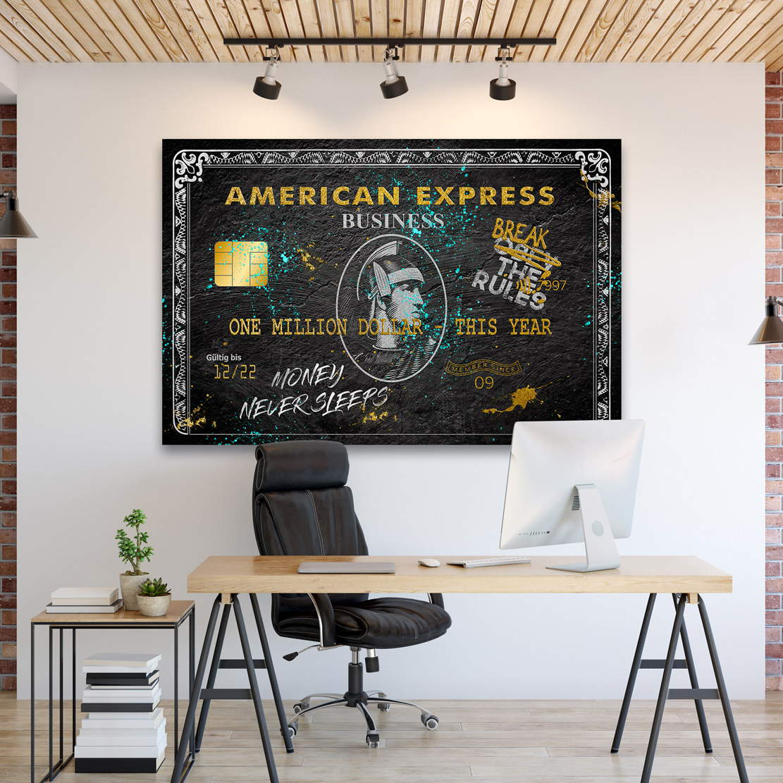 Wandbild Leinwandbild Amex Stone