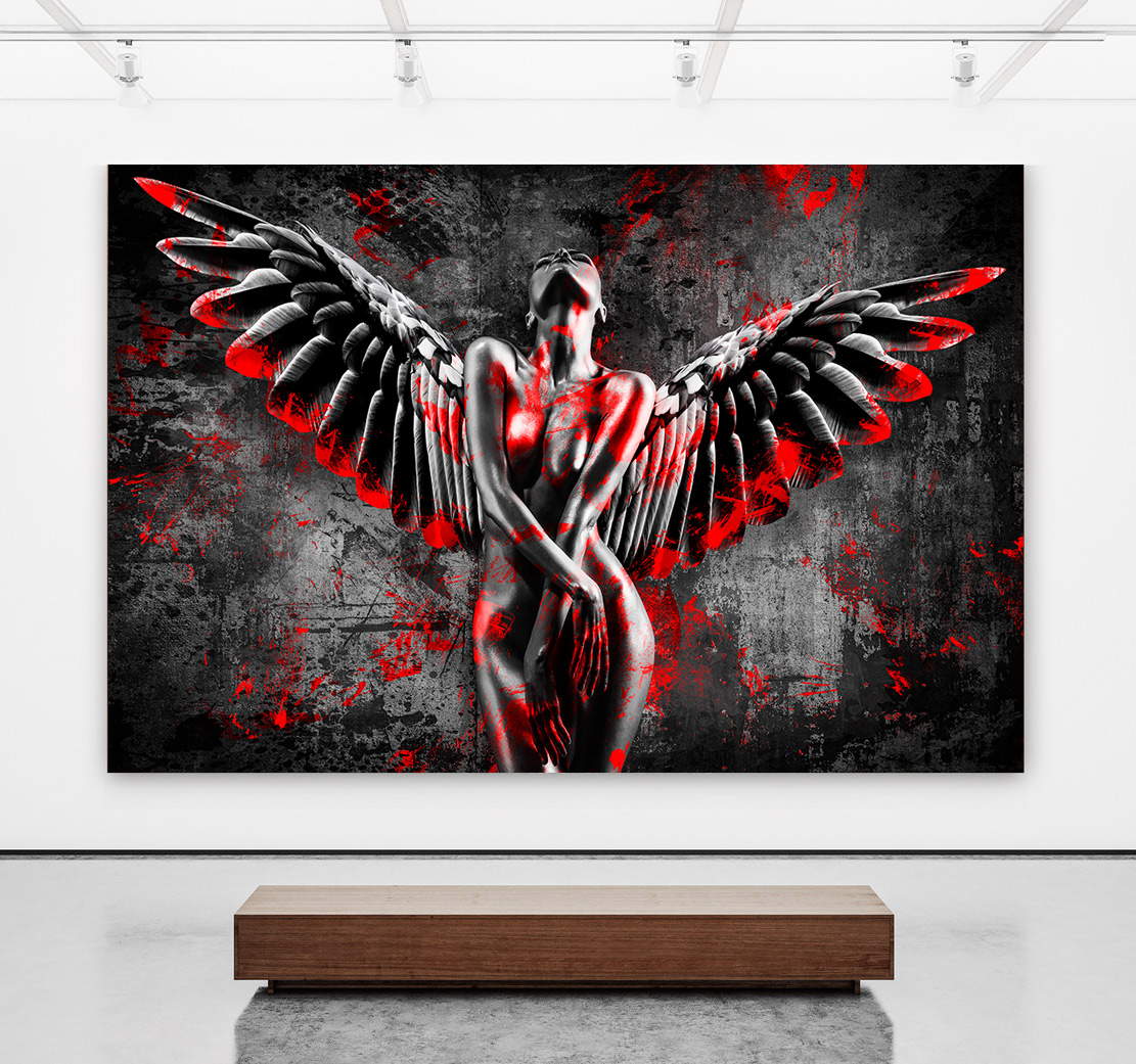 Wandbild Sensual Angel Abstrakt