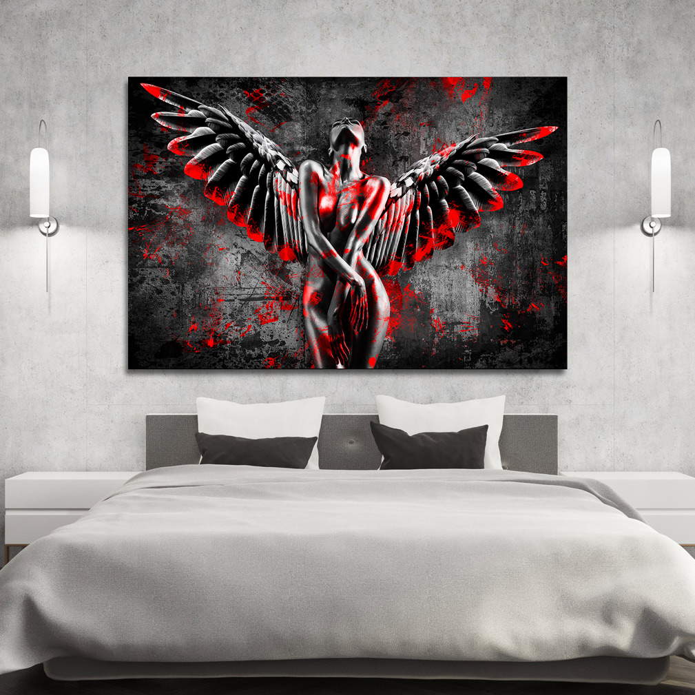 Wandbild Sensual Angel Abstrakt