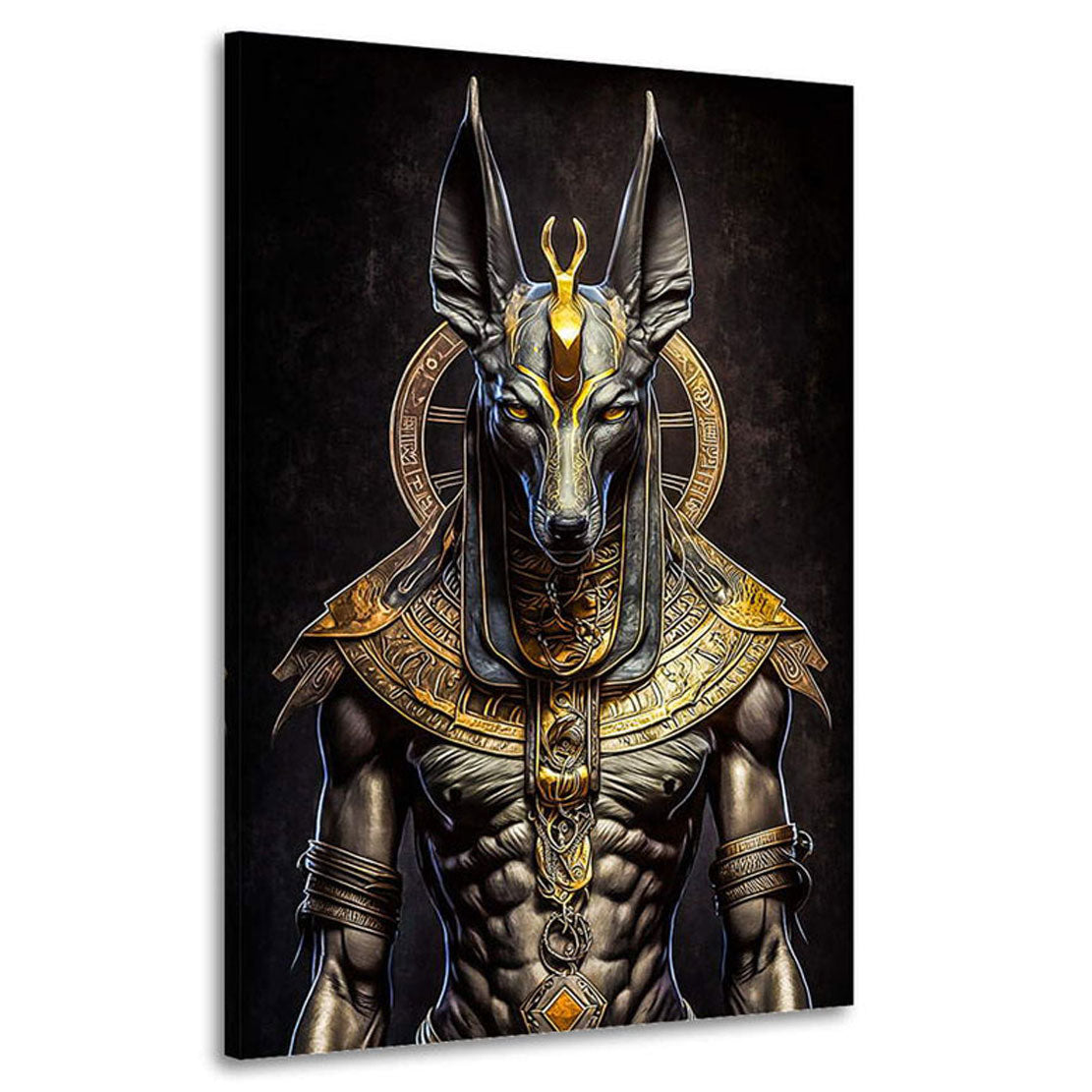 Leinwandbild Anubis Dark Style