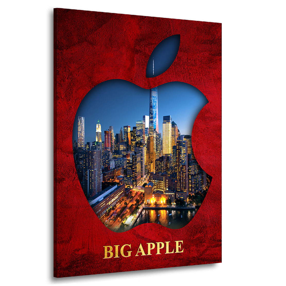 Wandbild Leinwandbild New York Big Apple Red Style