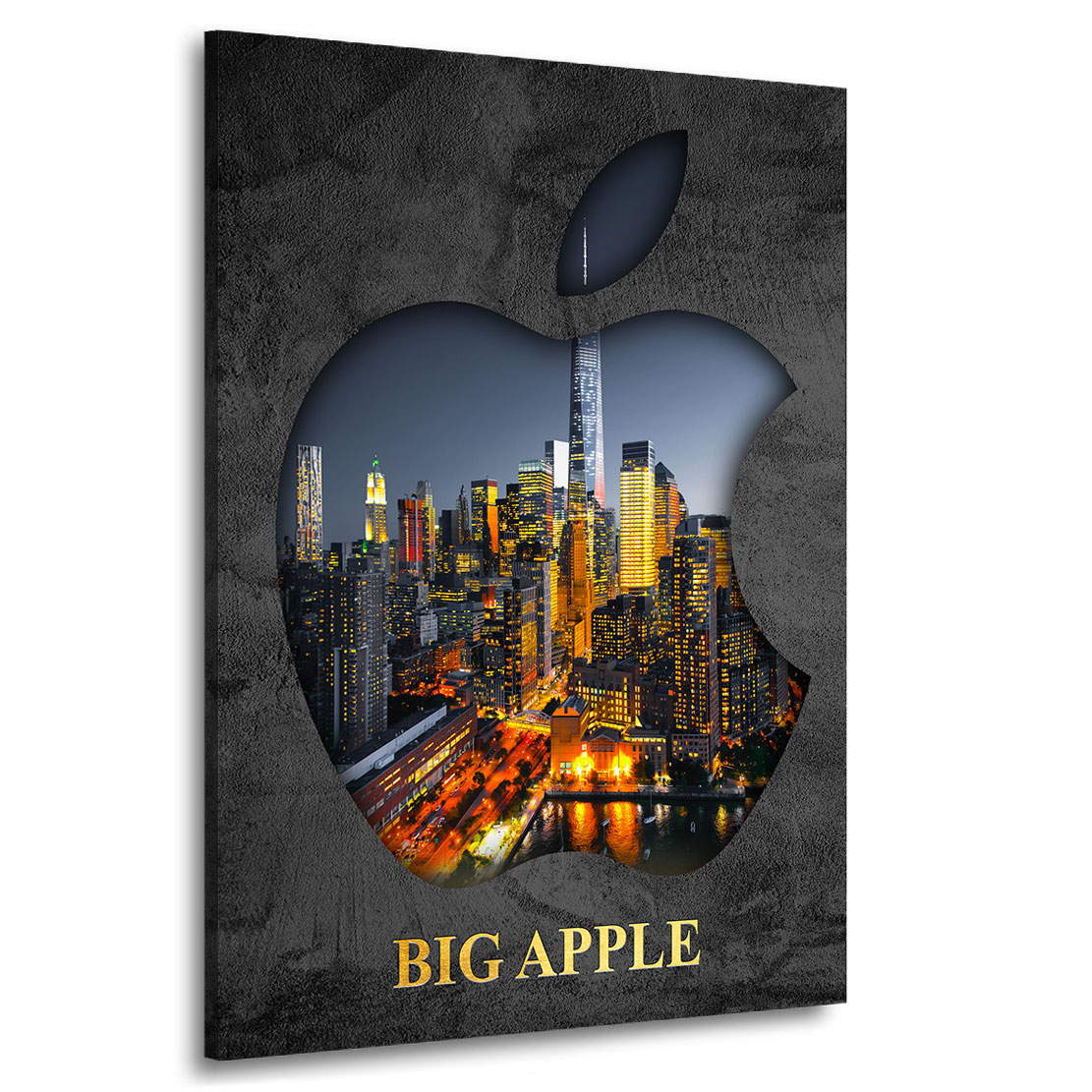 Wandbild Leinwandbild New York Big Apple Grey Style