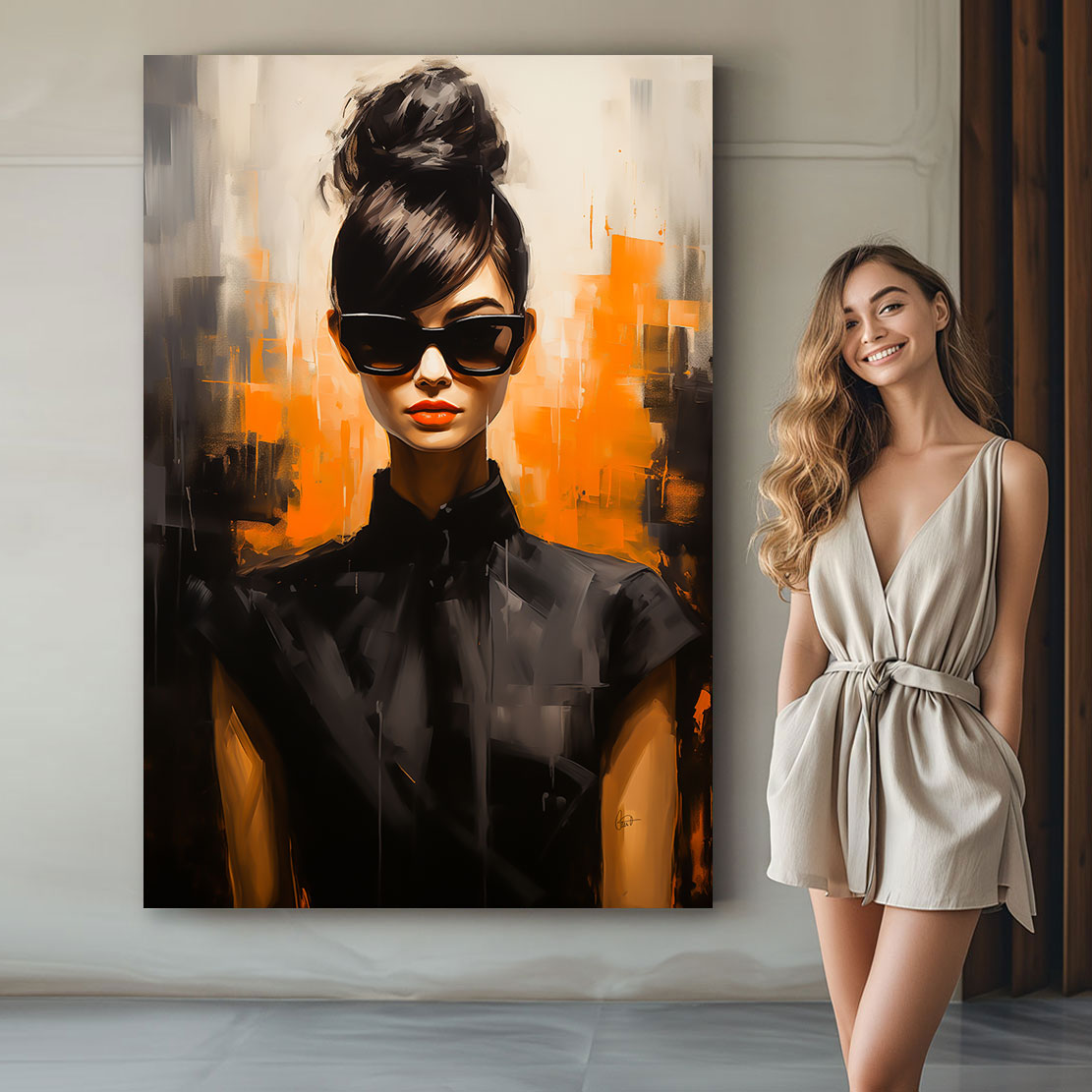 Audrey Abstrakt Wandbild