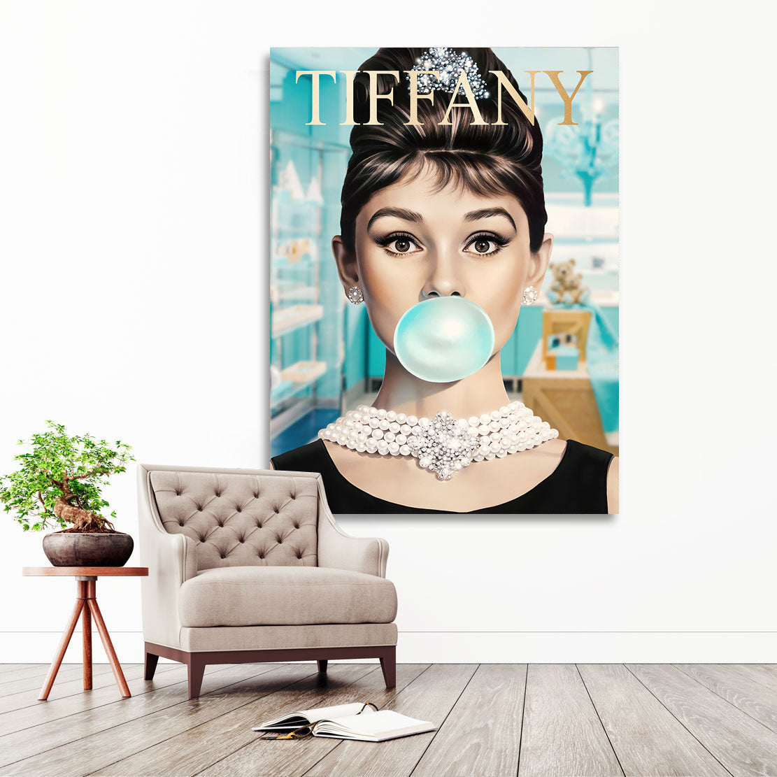 Wandbild Audrey Tiffany Bubble