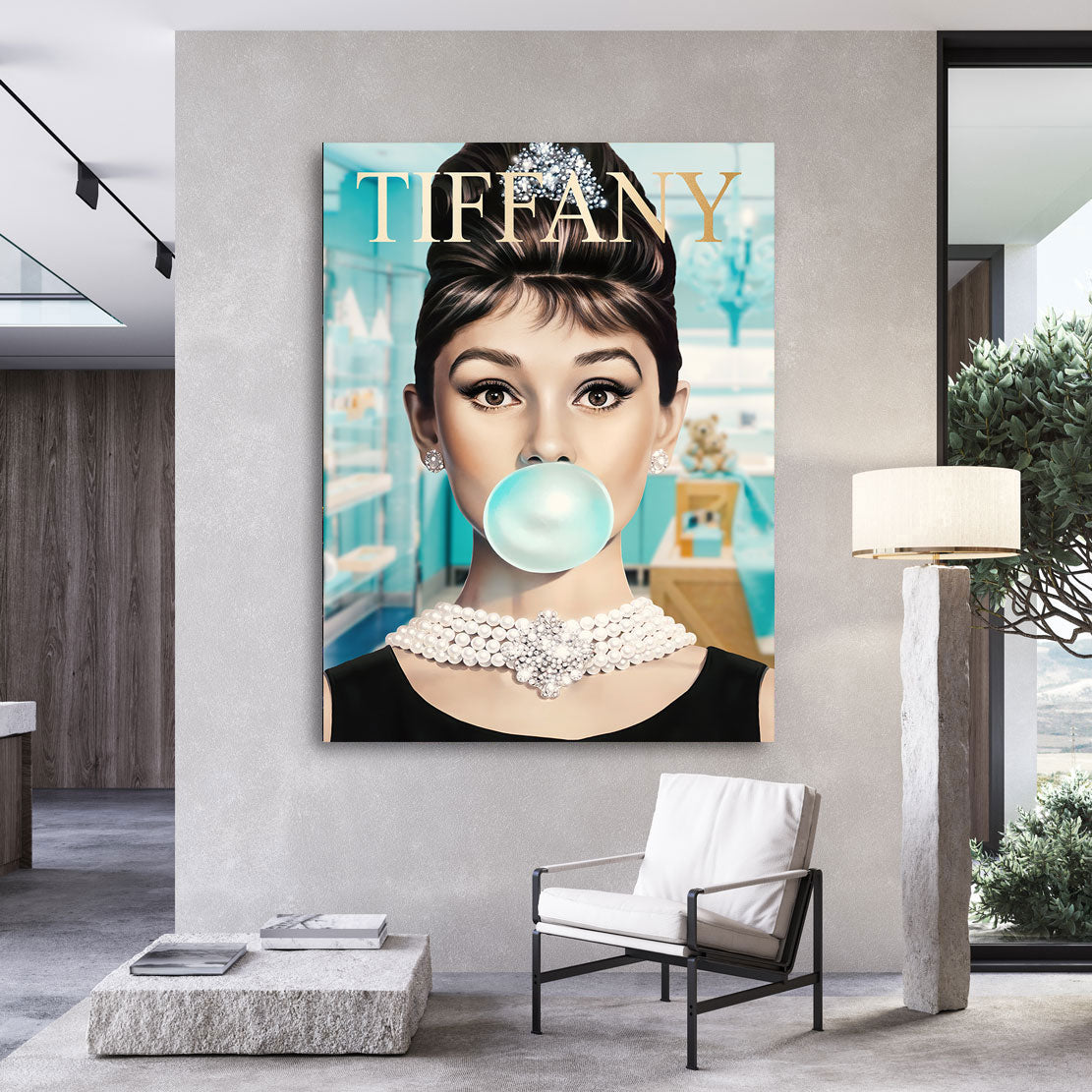 Wandbild Audrey Tiffany Bubble