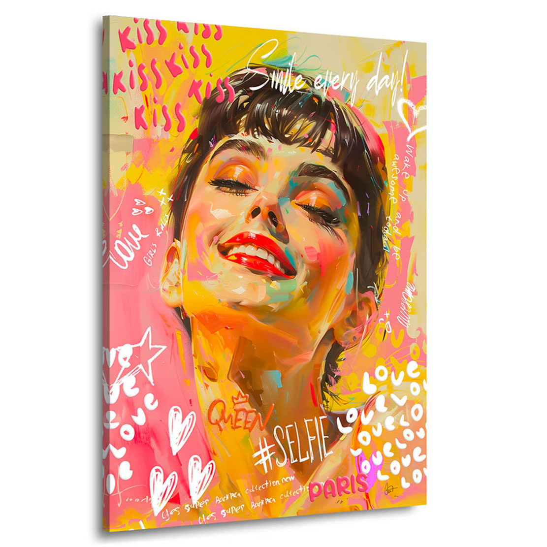 Wandbild Audrey Hepburn Street Art