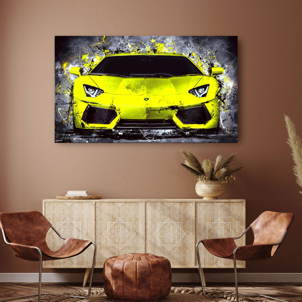 Auto Leinwandbild Lamboghini Aventador