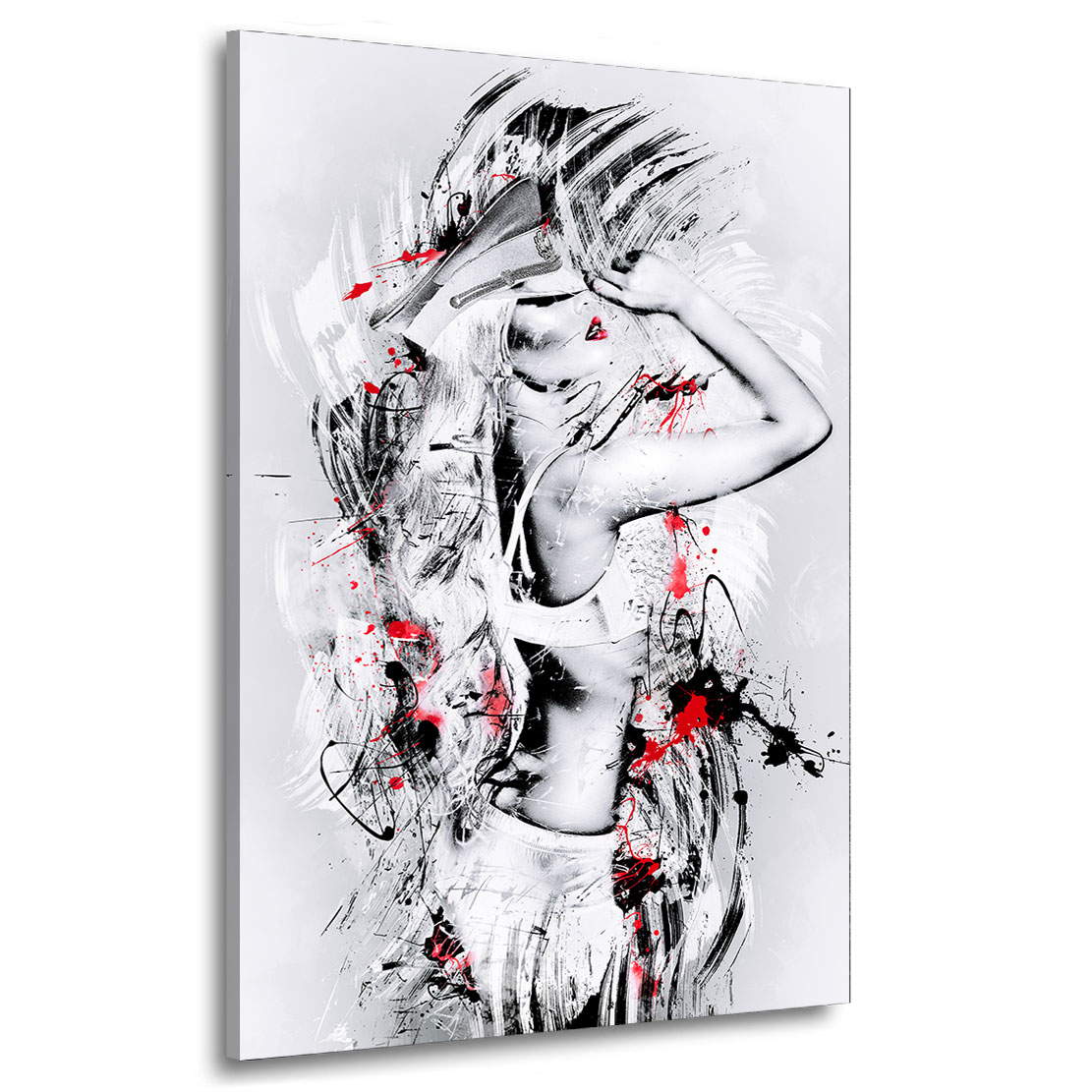 Leinwandbild Strict Woman Abstrakt