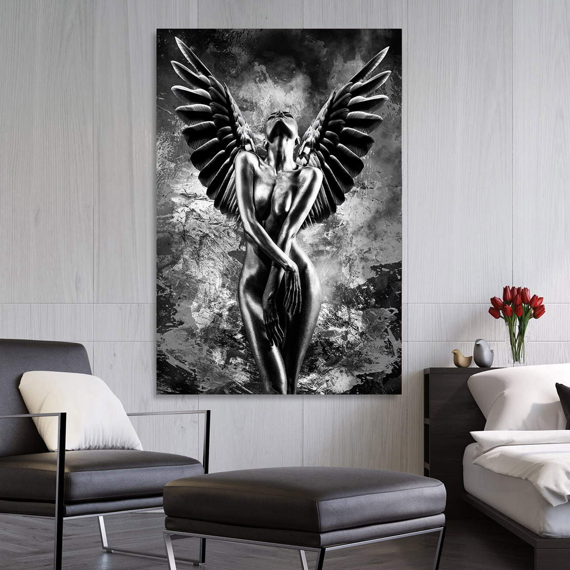 Leinwandbild Sensual Angel Heaven Abstrakt