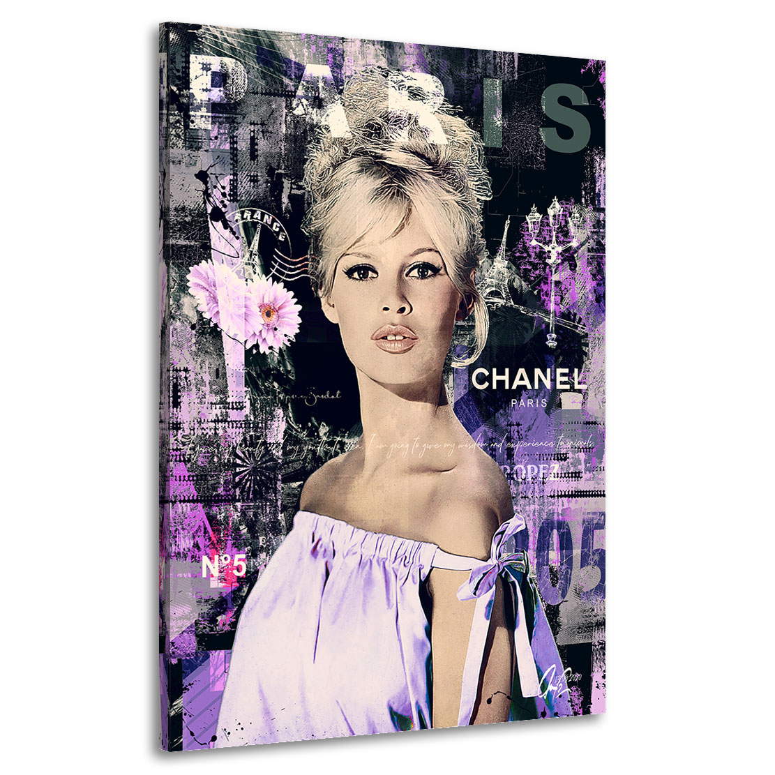 Wandbild Brigitte Bardot Paris